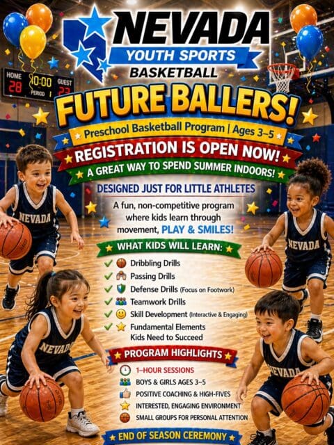 🔥 TWO NEW SUMMER PROGRAMS JUST DROPPED! 🔥

Looking for the perfect way to keep your little athlete active, smiling, and out of the Vegas heat this summer? ☀️➡️❄️

🏀 FUTURE BALLERS – Preschool Basketball (Ages 3–5)
⚾ THE GRIND – Indoor Tee Ball (Ages 3–6)

Both programs are designed specifically for young beginners to learn the fundamentals in a fun, positive, high-energy environment! 🙌

✅ Indoor air-conditioned facilities
✅ Beginner-friendly instruction
✅ Fun games & skill development
✅ Positive coaching & teamwork
✅ Great for boys & girls
✅ The perfect summer activity for little athletes!

Whether your child is learning to dribble, swing, run bases, or build confidence — NYS is creating an experience they’ll LOVE. ❤️

📍 Las Vegas, NV
🗓️ Limited spots available
🌐 Register now at: www.nysnevada.com